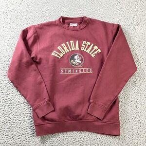 Florida State Seminoles Crewneck Sweatshirt Mens‎ Small Maroon Champion